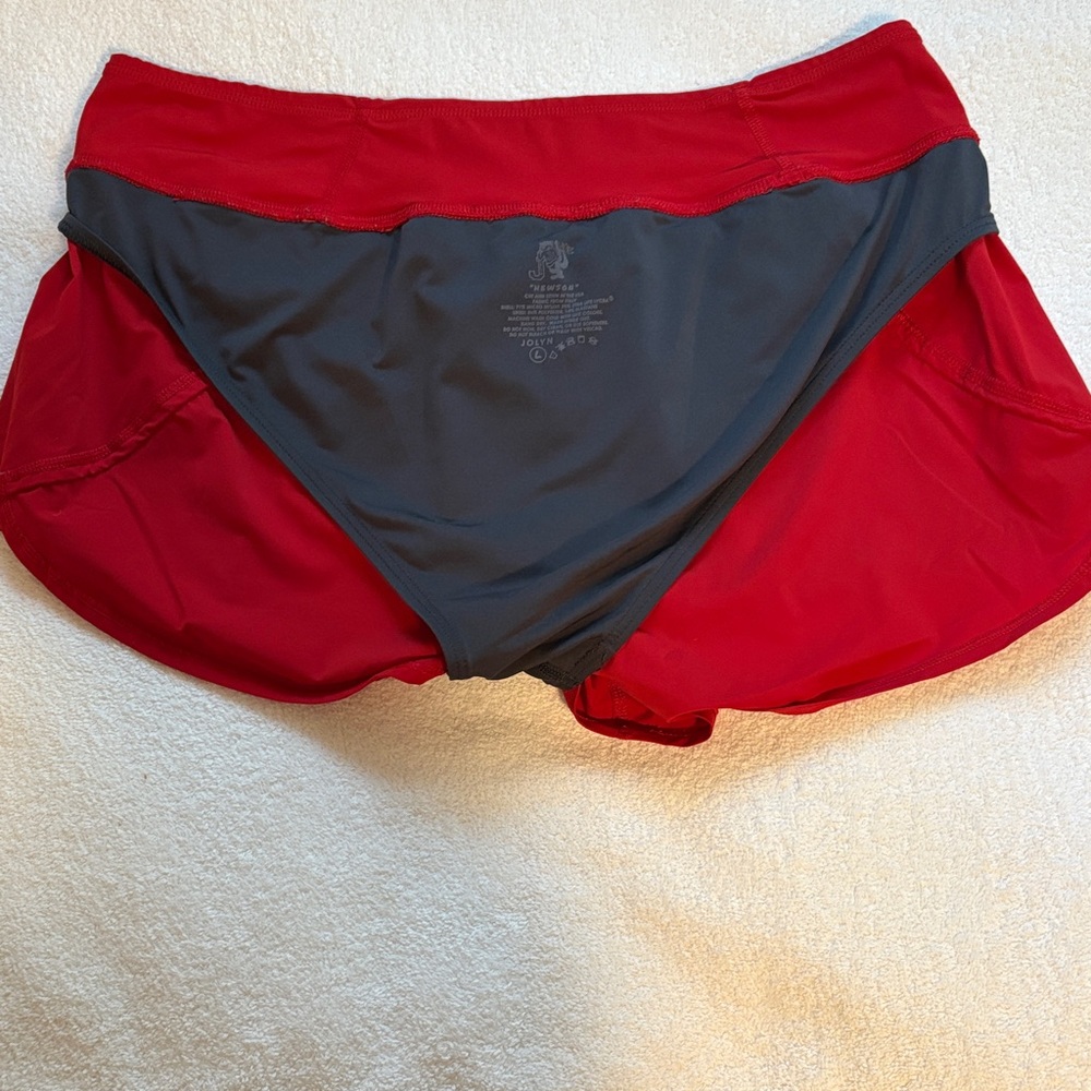 Jolyn Clothing Newson Red Shorts, Large, Beach Volleyball Swim - Picture 5 of 9